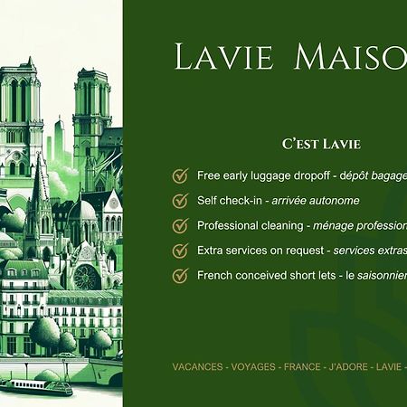 Lavie Maison - Comfortable Studio Near The Marais París Exterior foto